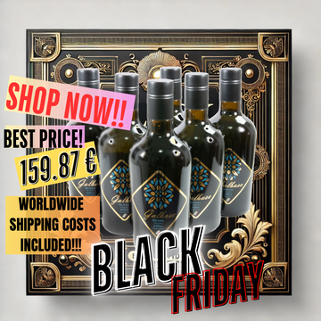 BLACK FRIDAY GALBASA Olio EVO Biologico 500 ml - Box 6 Bottiglie WORLDWIDE SHIPPING COSTS INCLUDED